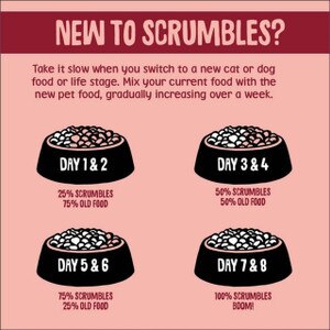 Scrumbles Adult & Senior Salmon Dry Dog Food - 2kg key features feeding guide